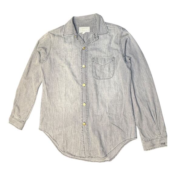 Current/Elliott Other - Current/Elliott The Prep School Gray Denim Button Up Shirt